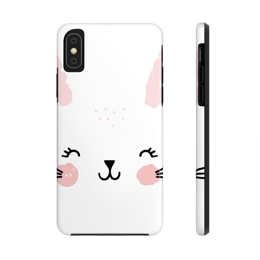 Cute Bunny Tough Phone Cases, Bunny Phone Case, Animal Case, Phone Accessories, Cute Tech Gifts, Spring Decor