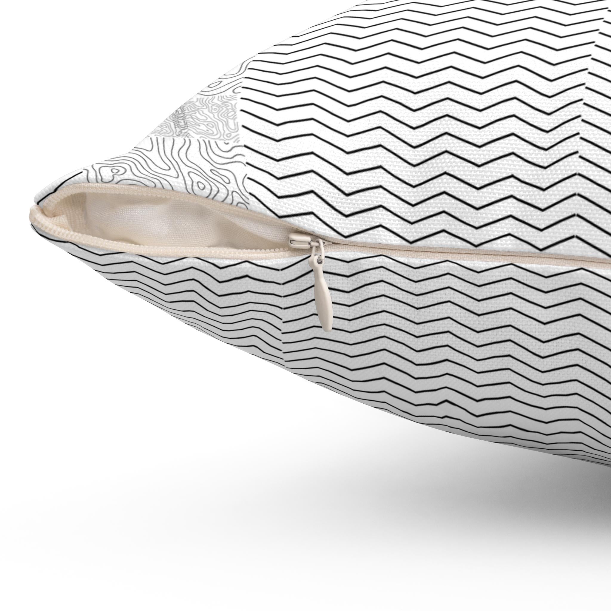 Spun Polyester Square Pillow