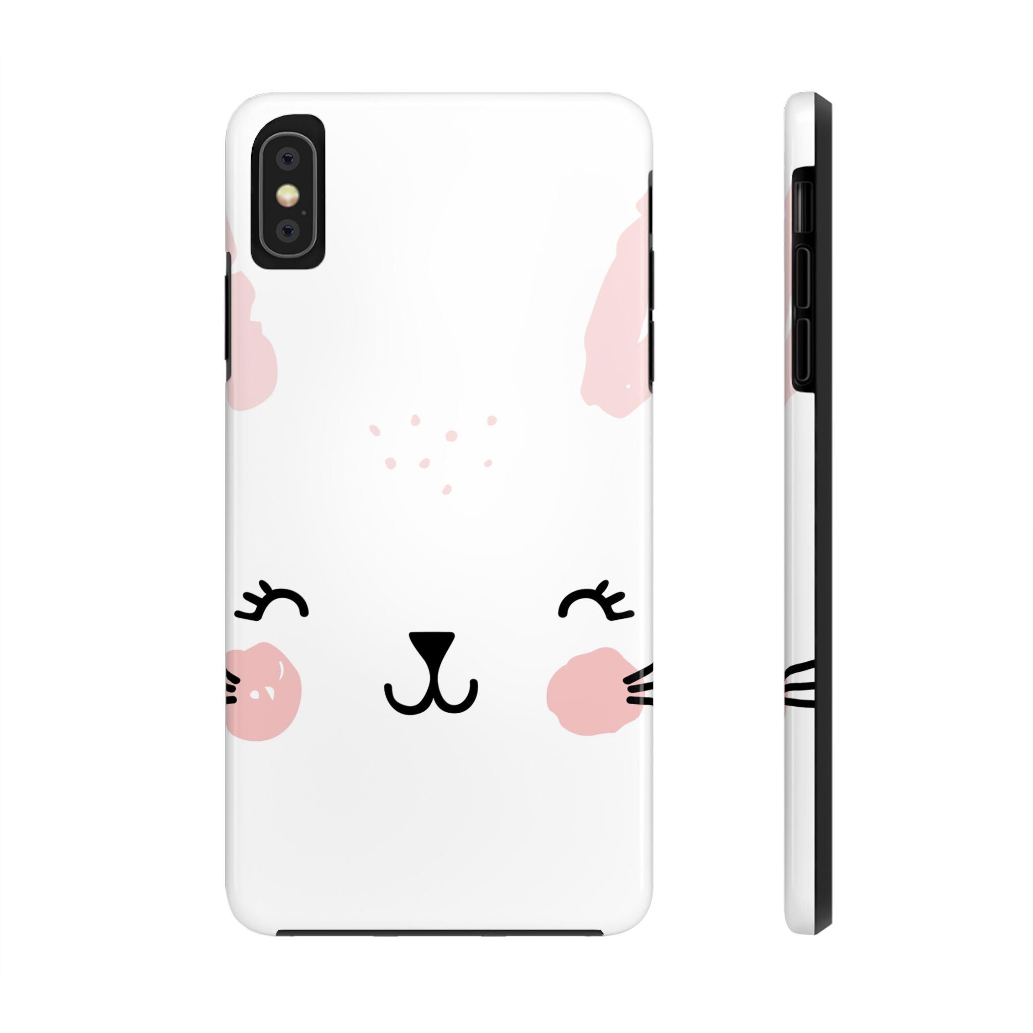 Cute Bunny Tough Phone Cases, Bunny Phone Case, Animal Case, Phone Accessories, Cute Tech Gifts, Spring Decor