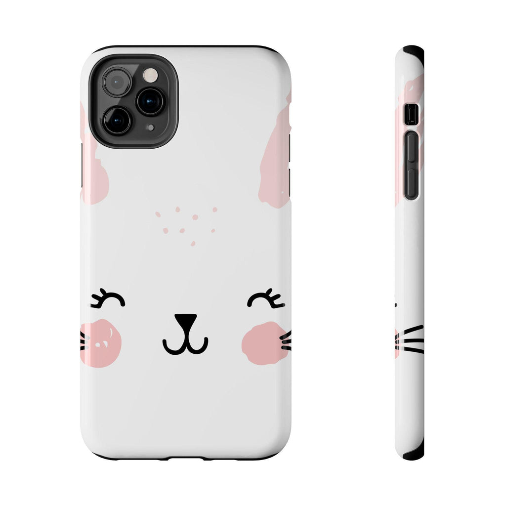 Cute Bunny Tough Phone Cases, Bunny Phone Case, Animal Case, Phone Accessories, Cute Tech Gifts, Spring Decor