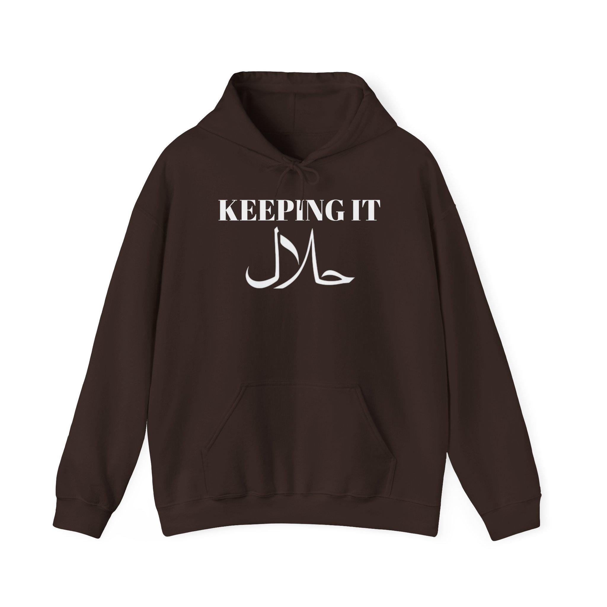 Halal Keeping It Unisex Heavy Blend Hoodie - Cozy Fashion, Perfect Gift, Lounge Wear, Everyday Essential, Faith-Inspired Apparel