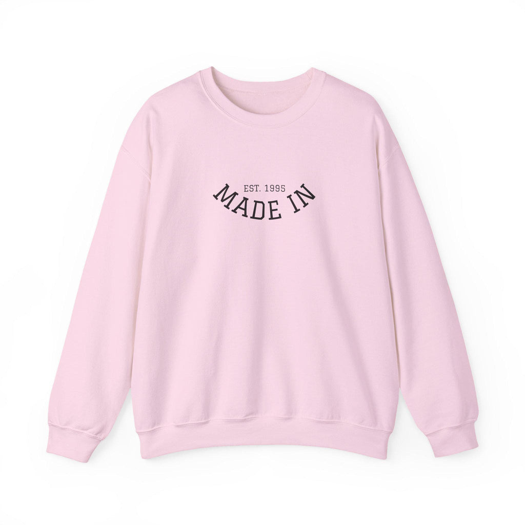 Made In Crewneck Sweatshirt, Cozy Unisex Sweatshirt, Casual Style Pullover, Birthday Gift Sweatshirt, Vintage Inspired Apparel