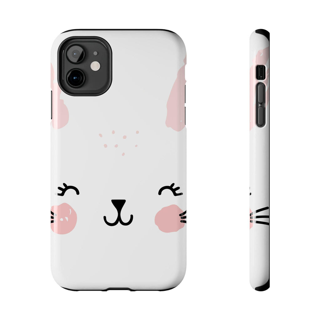 Cute Bunny Tough Phone Cases, Bunny Phone Case, Animal Case, Phone Accessories, Cute Tech Gifts, Spring Decor