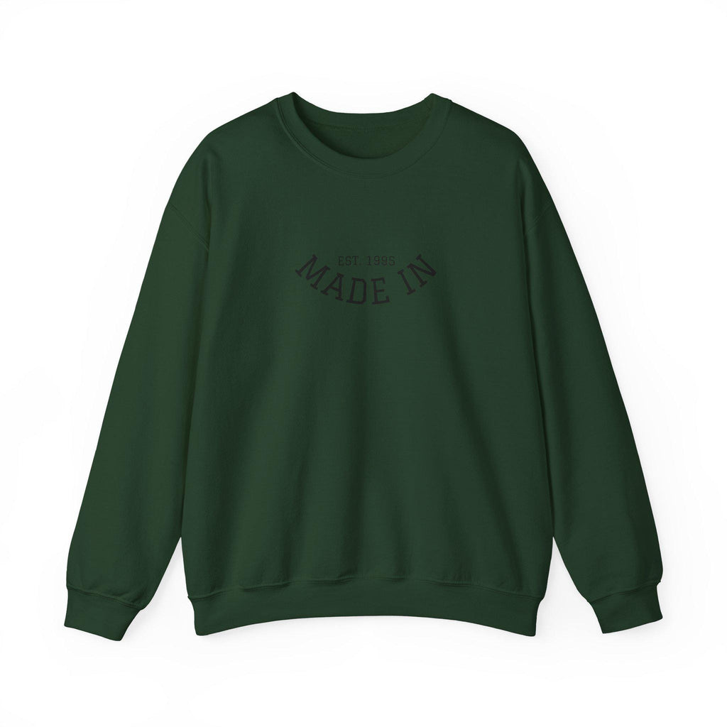 Made In Crewneck Sweatshirt, Cozy Unisex Sweatshirt, Casual Style Pullover, Birthday Gift Sweatshirt, Vintage Inspired Apparel
