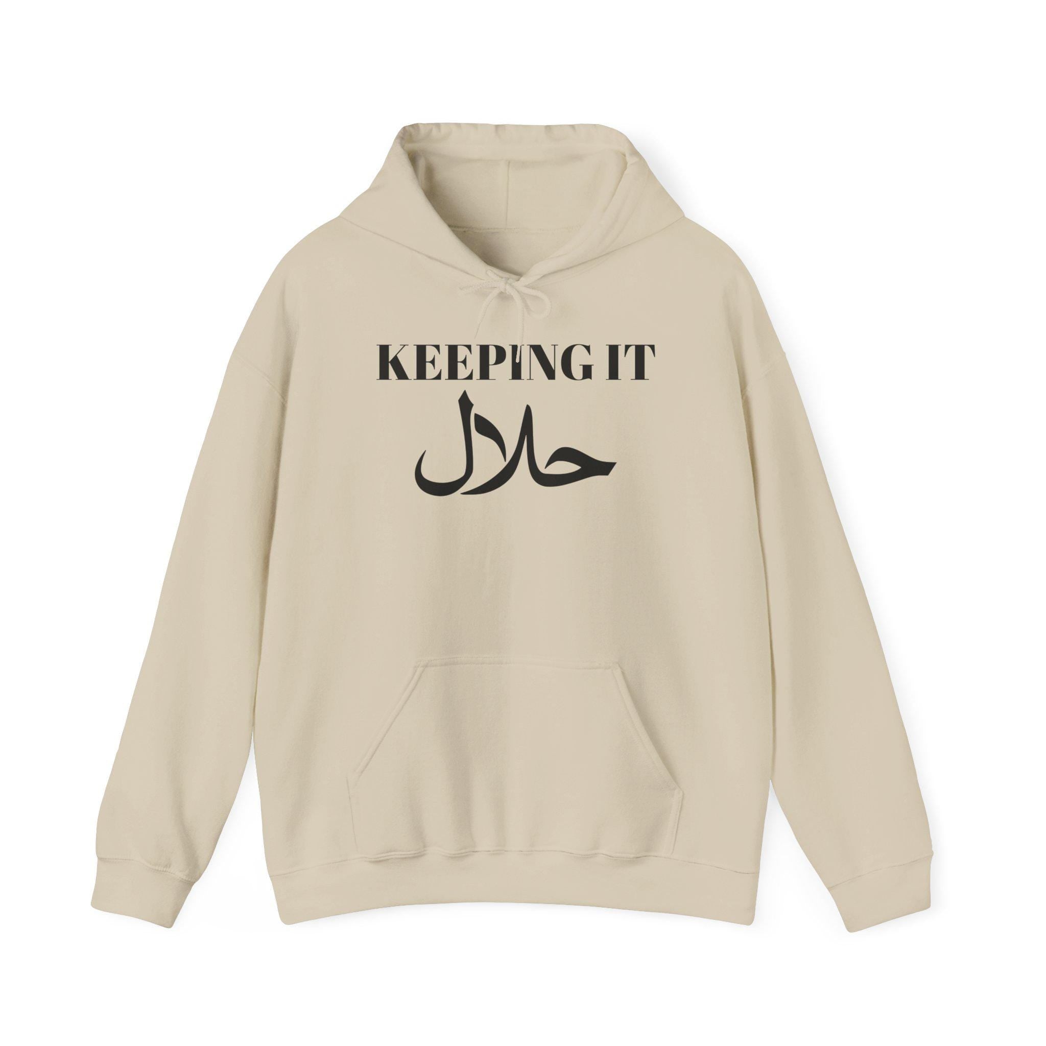 Halal Keeping It Unisex Heavy Blend Hoodie - Cozy Fashion, Perfect Gift, Lounge Wear, Everyday Essential, Faith-Inspired Apparel