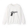 Knowledge is the Most Powerful Weapon sweatshirt | Typography pistol graphic