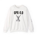 Stylish Unisex Crewneck Sweatshirt for Students, GPA 4.0 Humor Gift, Cozy College Apparel, Perfect for Graduation & Holiday Gifting