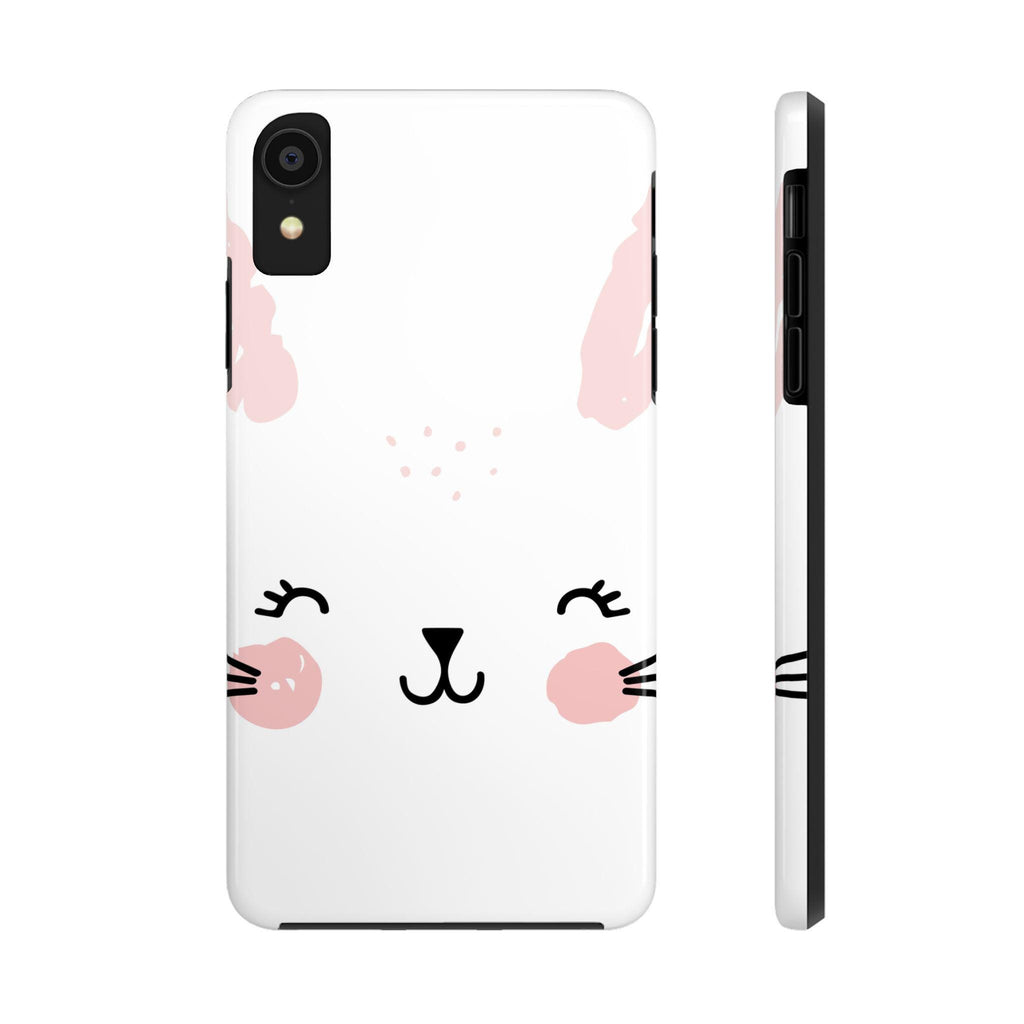 Cute Bunny Tough Phone Cases, Bunny Phone Case, Animal Case, Phone Accessories, Cute Tech Gifts, Spring Decor