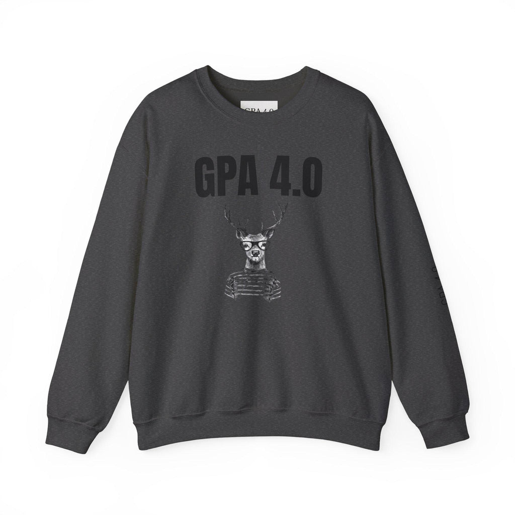Stylish Unisex Crewneck Sweatshirt for Students, GPA 4.0 Humor Gift, Cozy College Apparel, Perfect for Graduation & Holiday Gifting