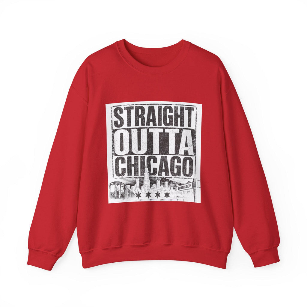 Straight Out of Chicago sweatshirt | Chicago skyline rope badge crewneck