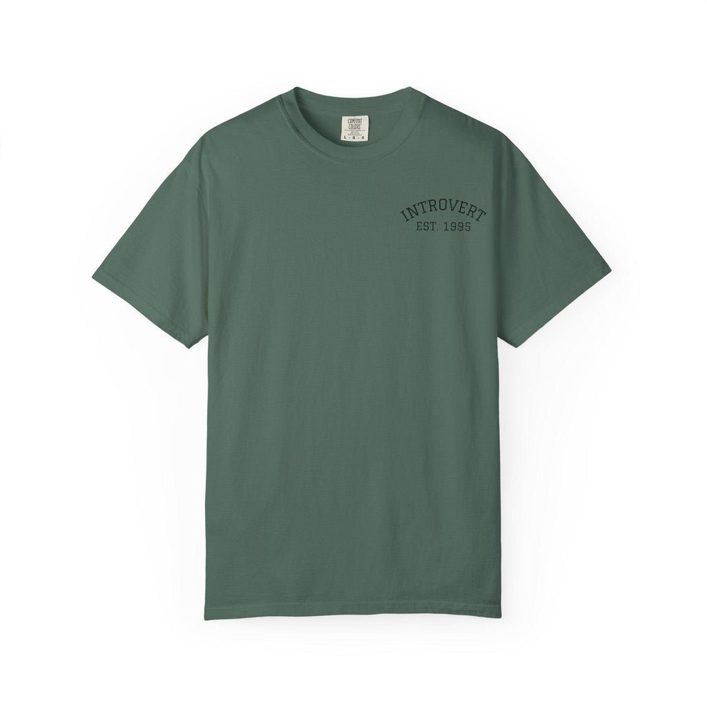 Introvert EST. 1993 T-shirt | Minimal Chest Logo, Casual Tee