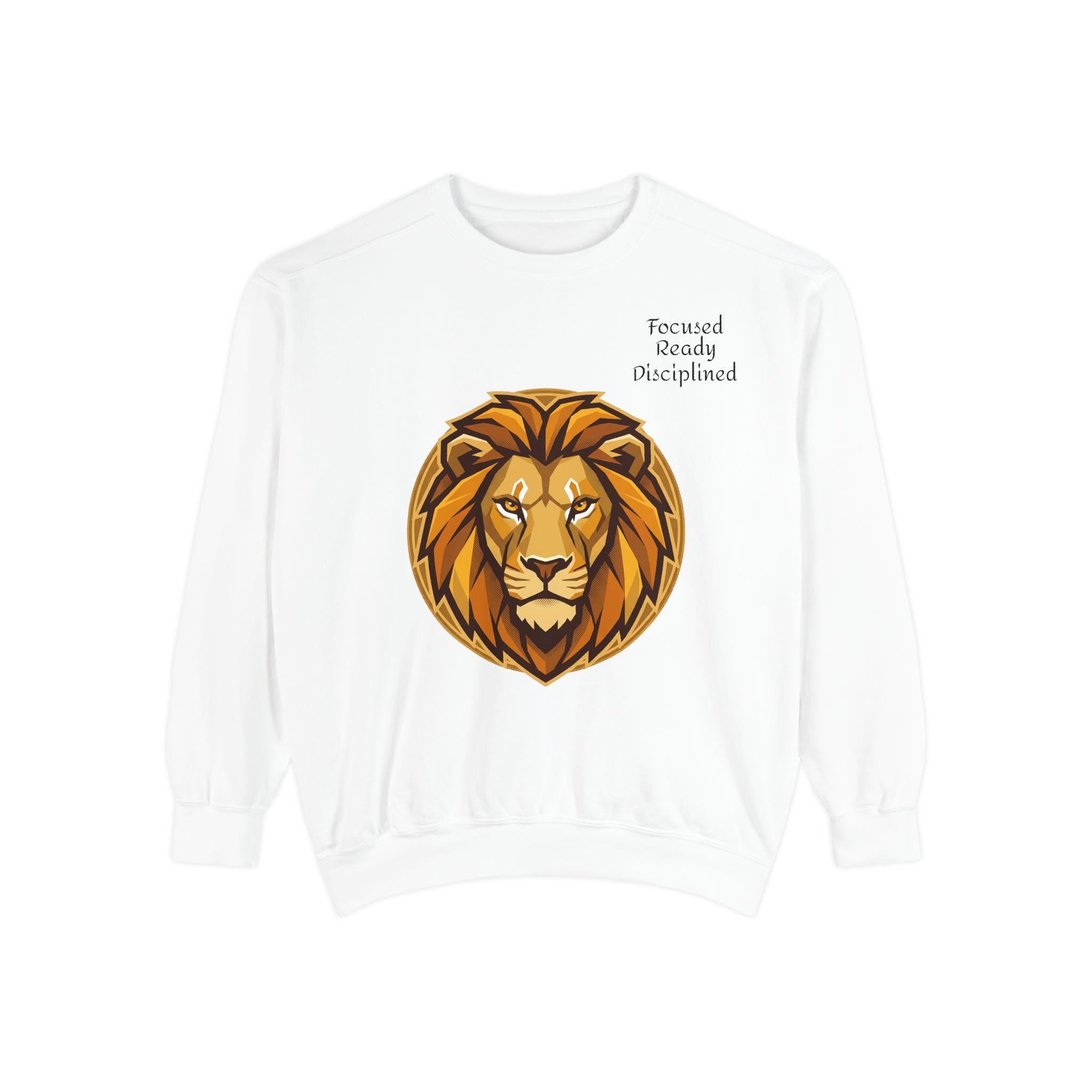 Majestic Lion Head sweatshirt | Lion Illustration, Strength Motto