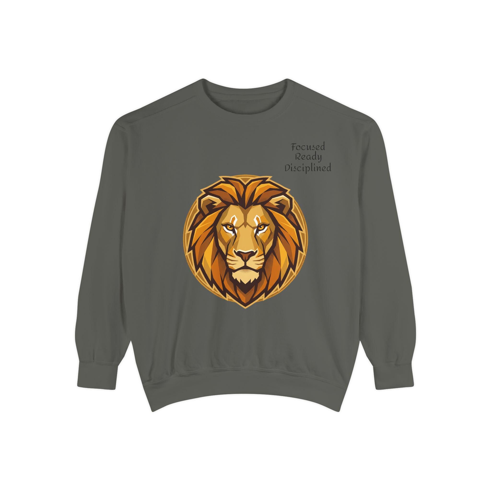 Majestic Lion Head sweatshirt | Lion Illustration, Strength Motto