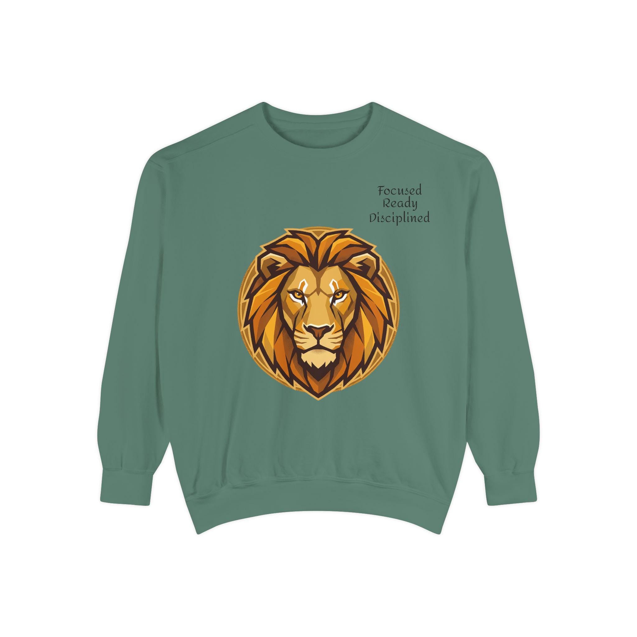 Majestic Lion Head sweatshirt | Lion Illustration, Strength Motto