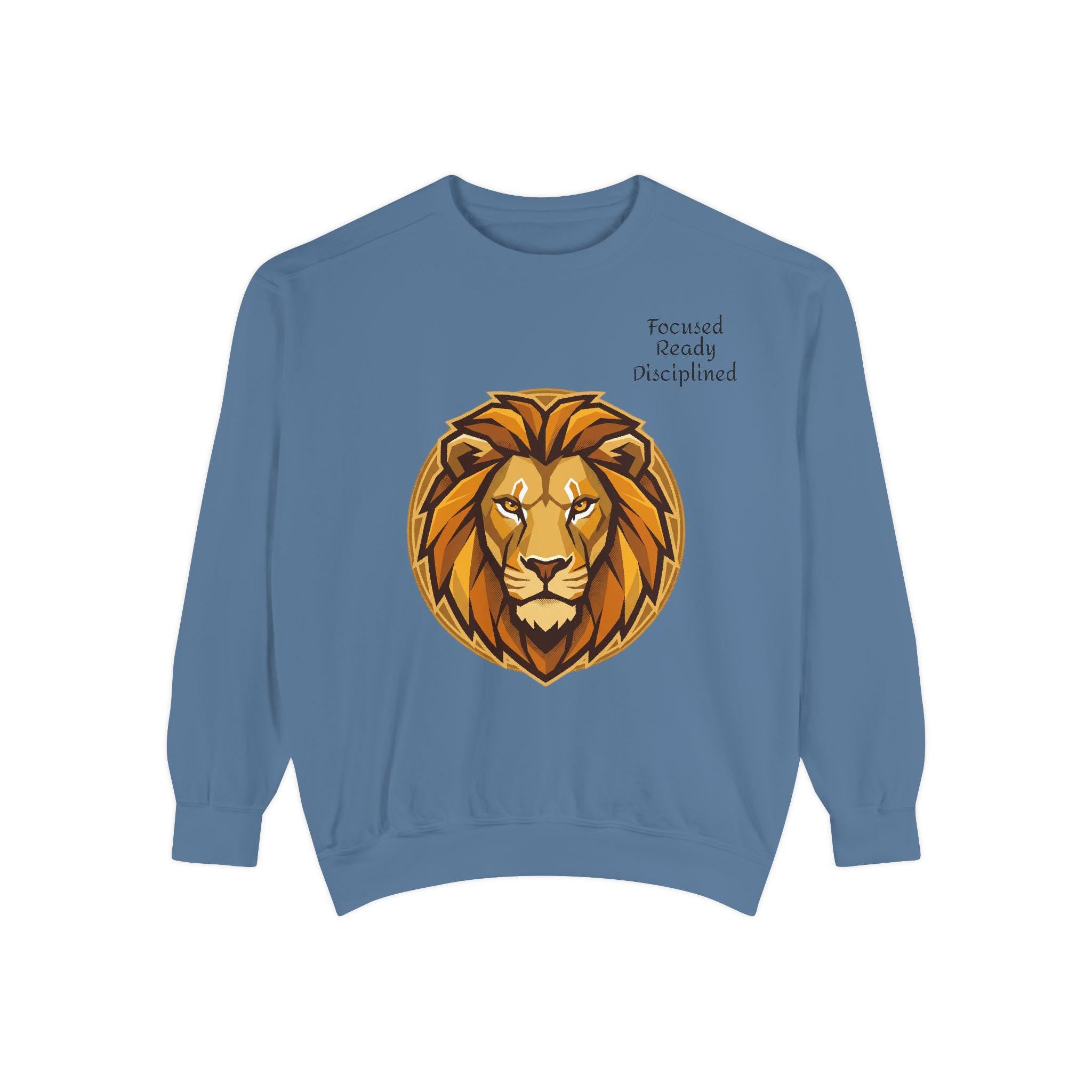 Majestic Lion Head sweatshirt | Lion Illustration, Strength Motto