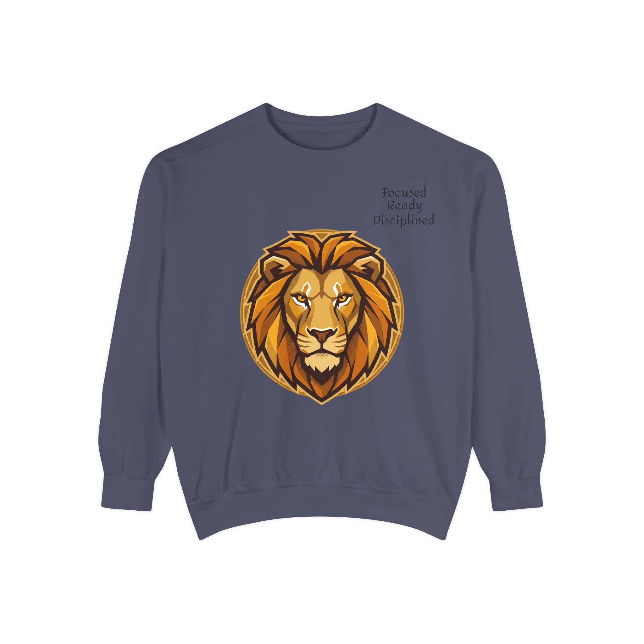 Majestic Lion Head sweatshirt | Lion Illustration, Strength Motto