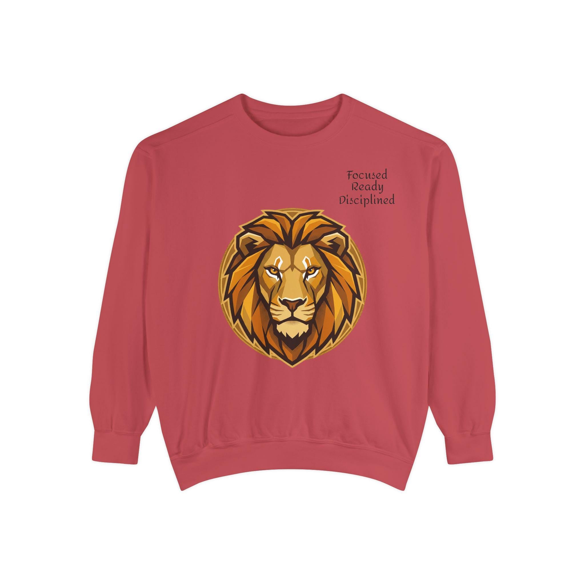 Majestic Lion Head sweatshirt | Lion Illustration, Strength Motto