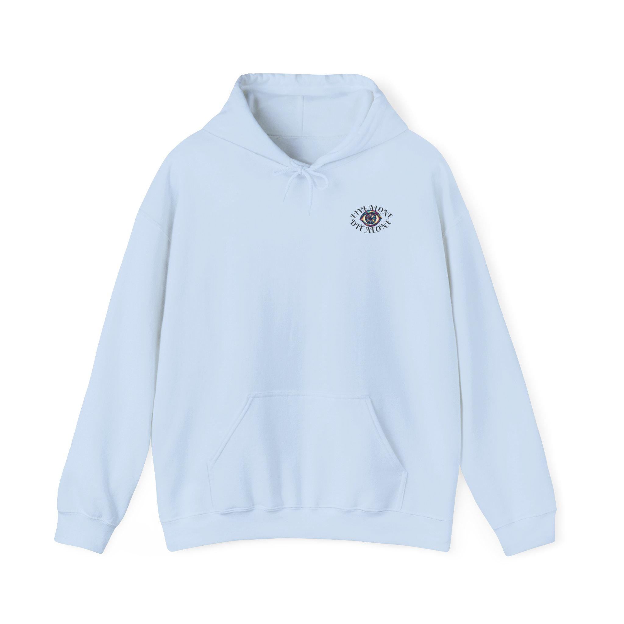 Live Alone Die Alone | small chest logo - Hoodie