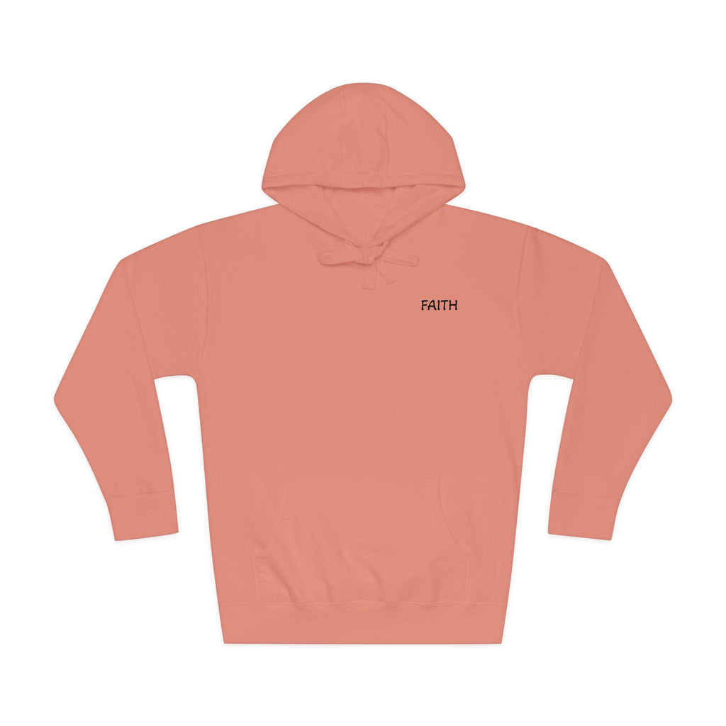 Faith - Hoodie | Minimal Chest Logo, White Pullover