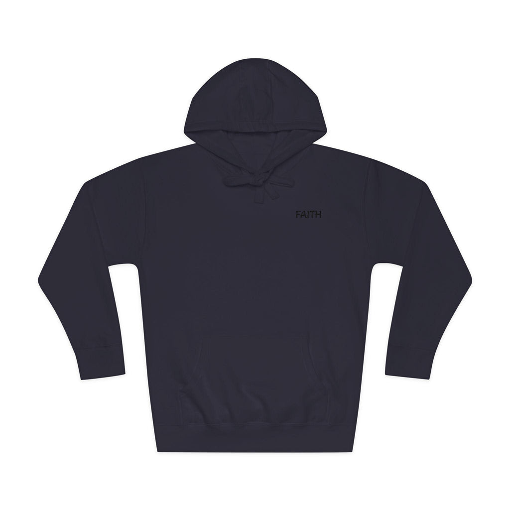 Faith - Hoodie | Minimal Chest Logo, White Pullover