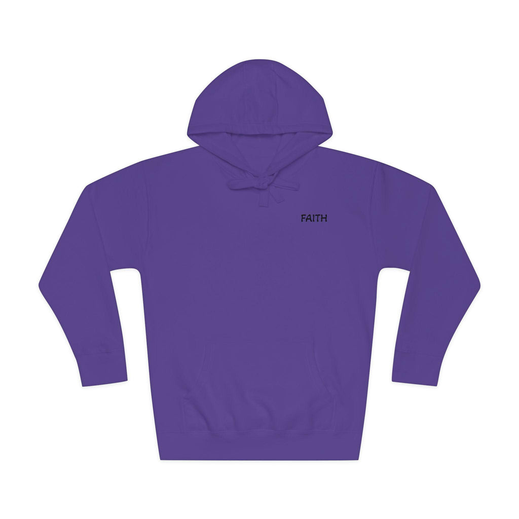 Faith - Hoodie | Minimal Chest Logo, White Pullover