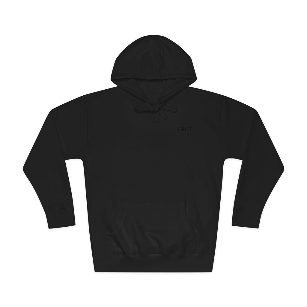 Faith - Hoodie | Minimal Chest Logo, White Pullover