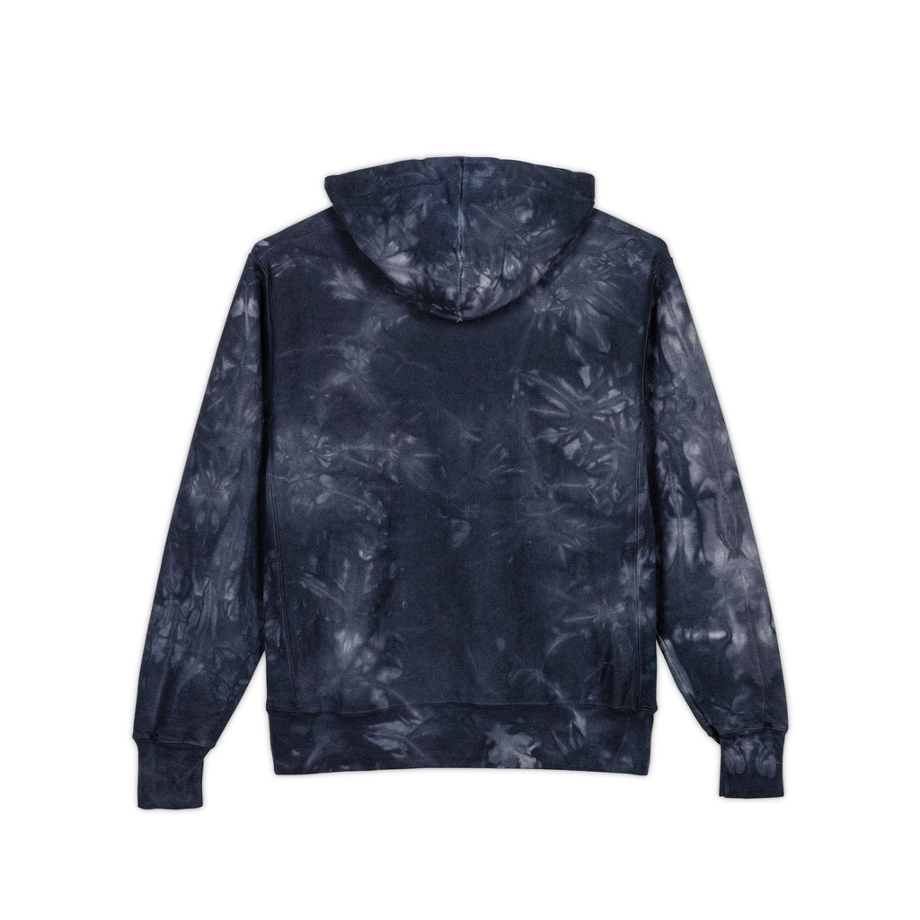 LOCKED IN - Hoodie | Tie-dye black grey