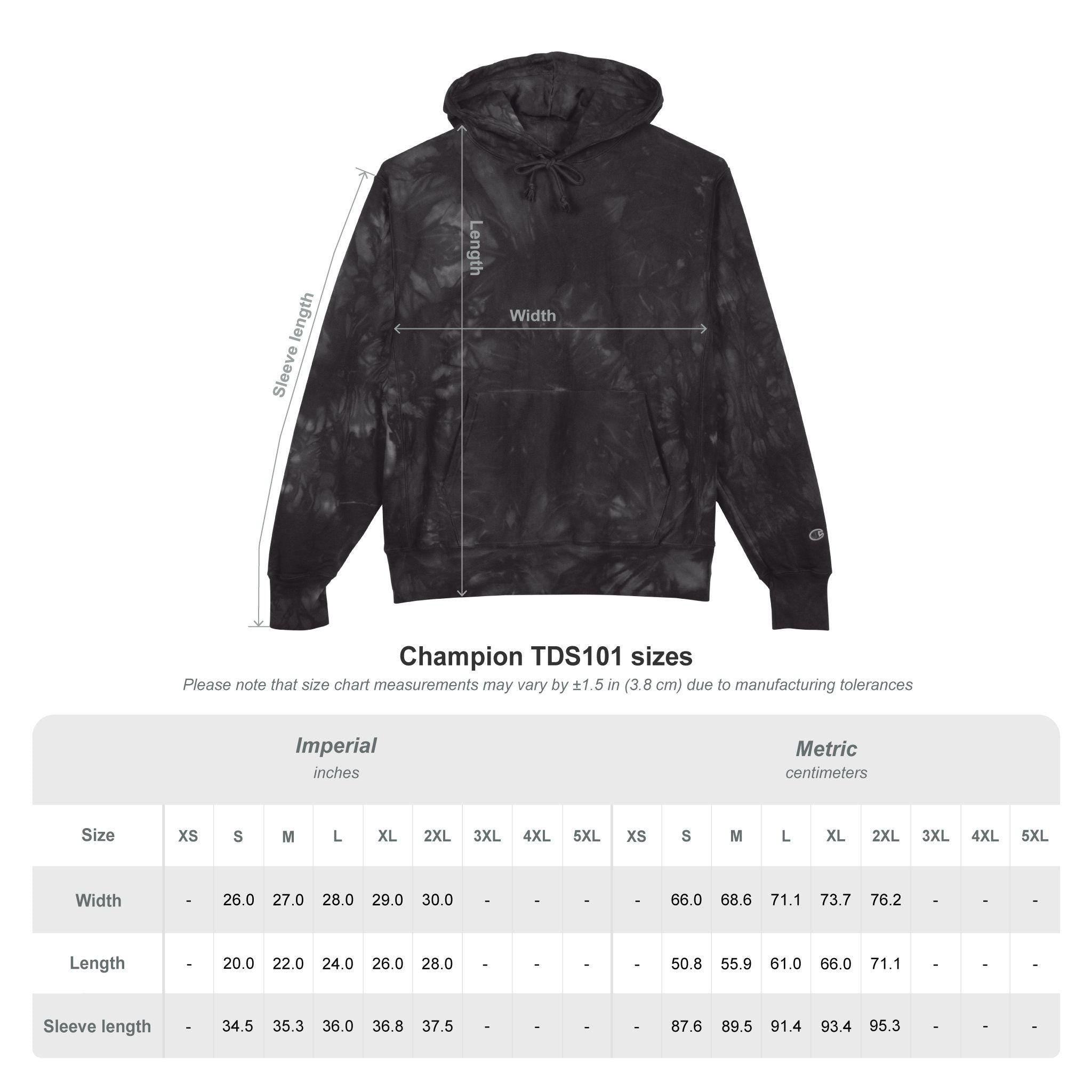 LOCKED IN - Hoodie | Tie-dye black grey