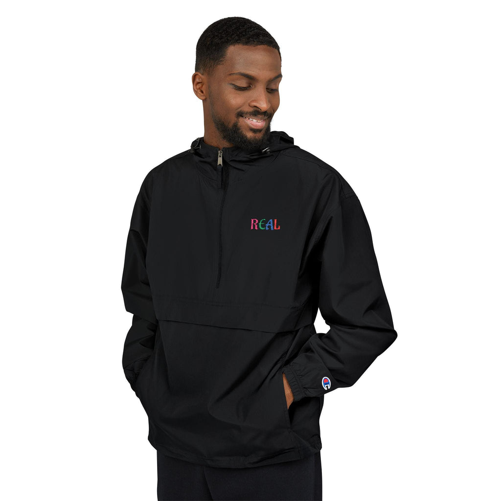 REAL - Anorak Jacket | Orange Packable Windbreaker