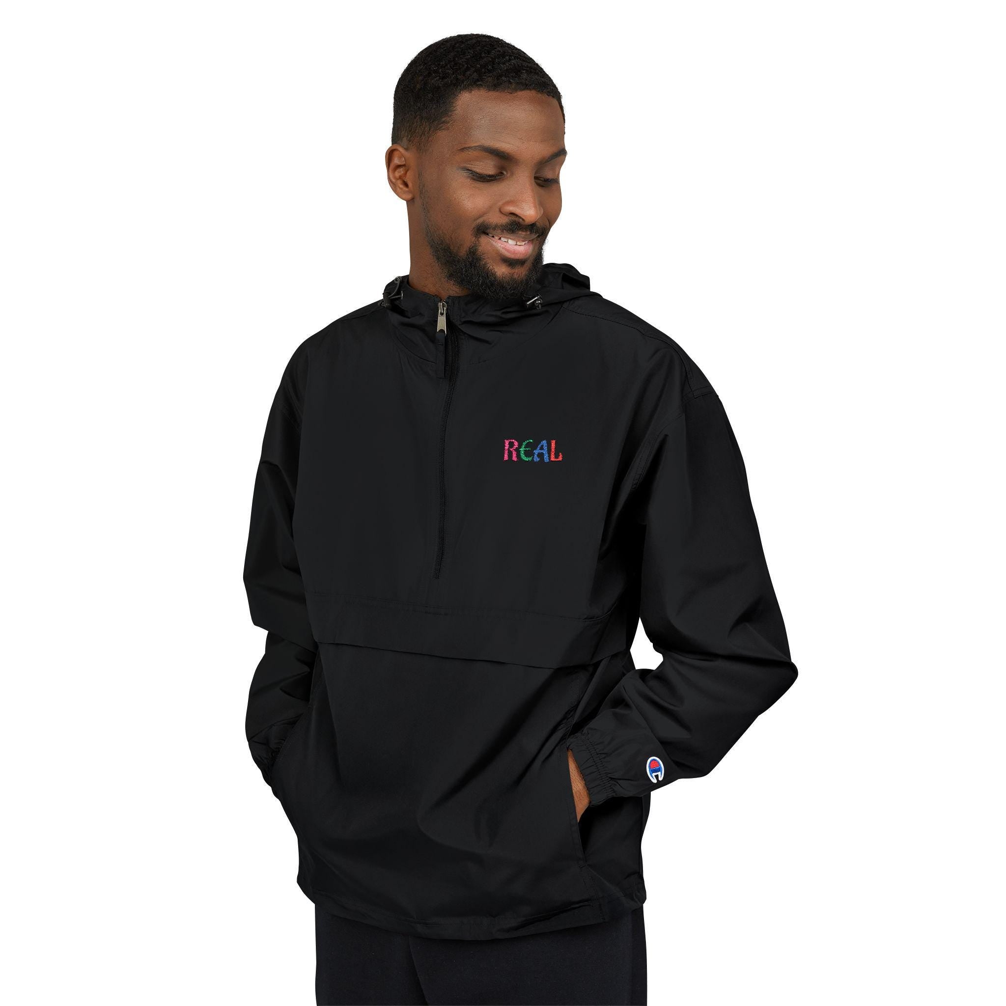 REAL - Anorak Jacket | Orange Packable Windbreaker