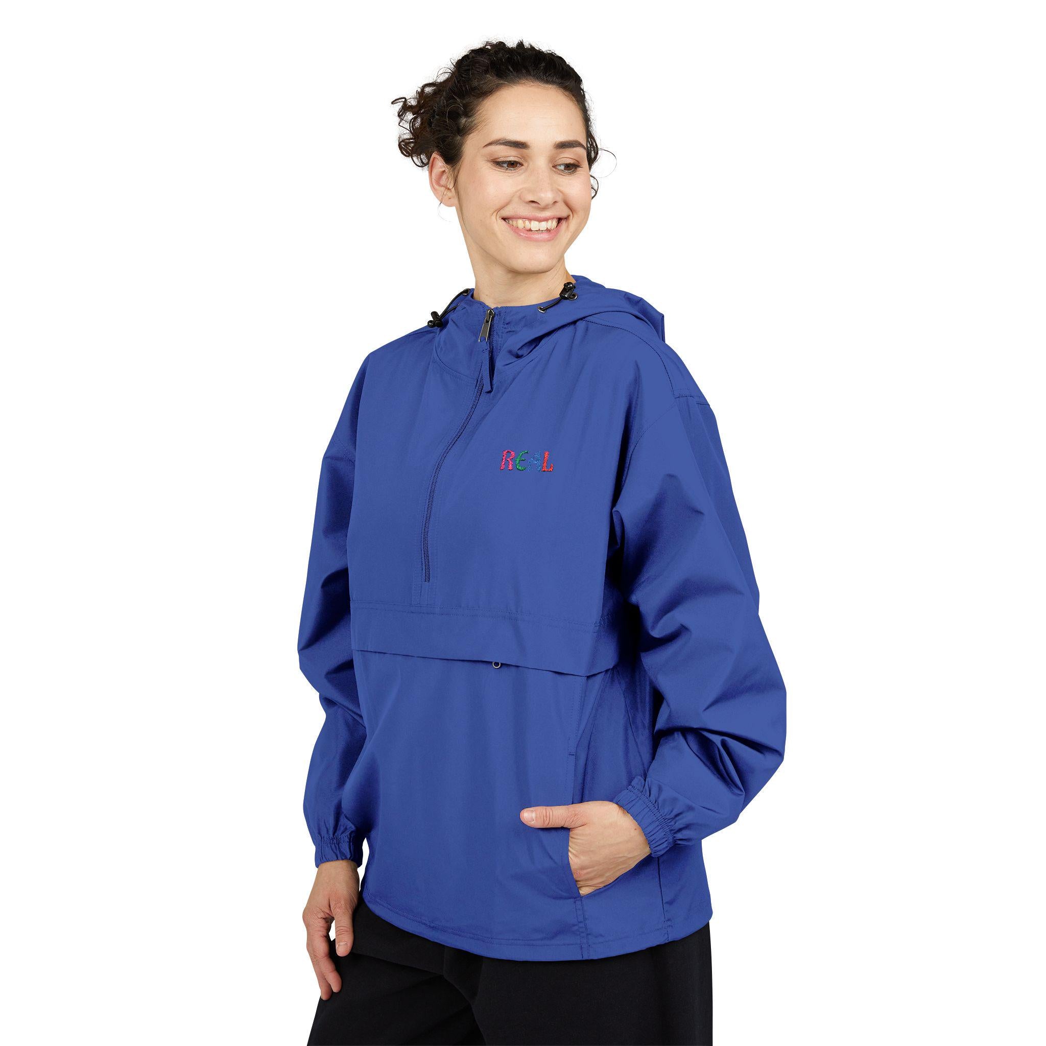 REAL - Anorak Jacket | Orange Packable Windbreaker