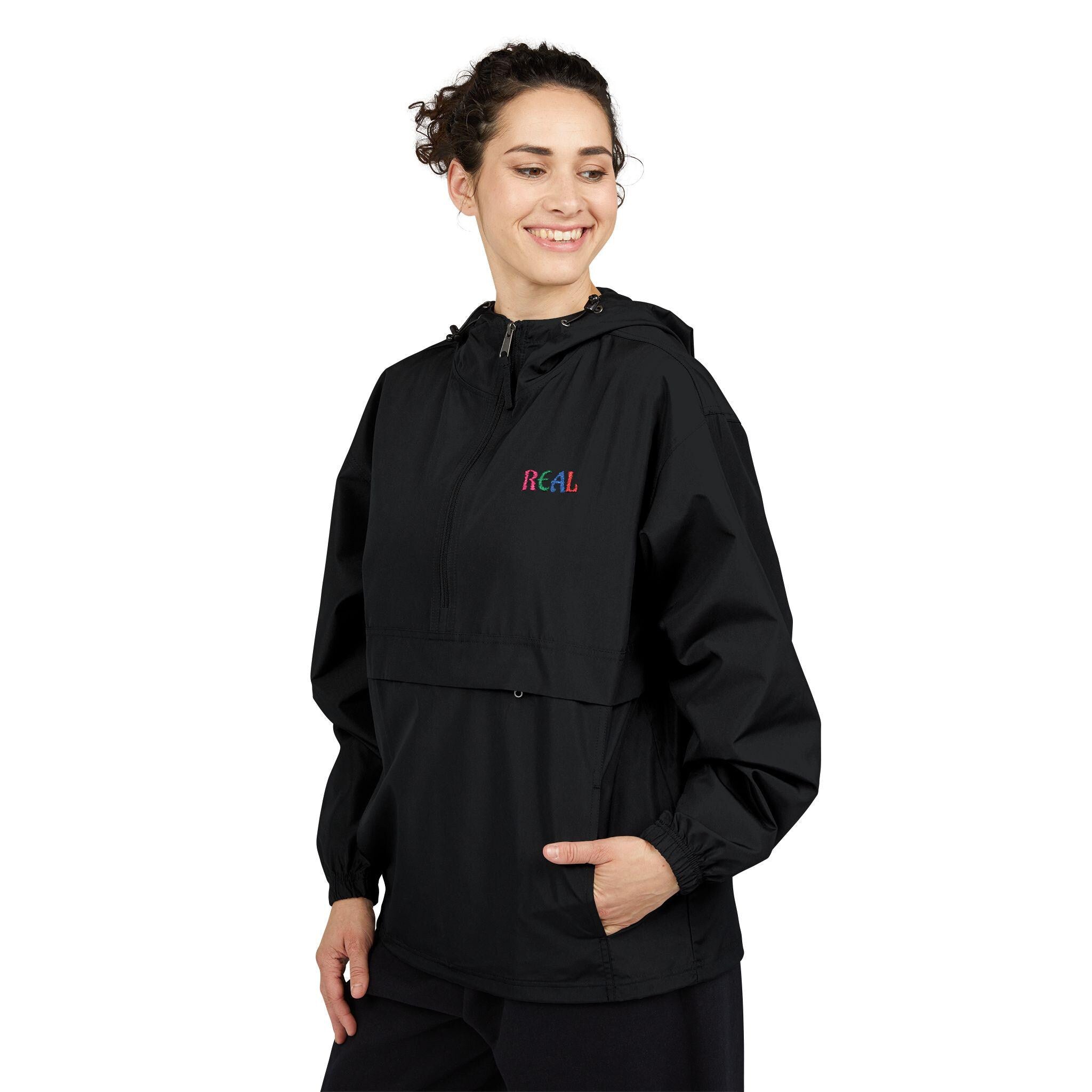 REAL - Anorak Jacket | Orange Packable Windbreaker