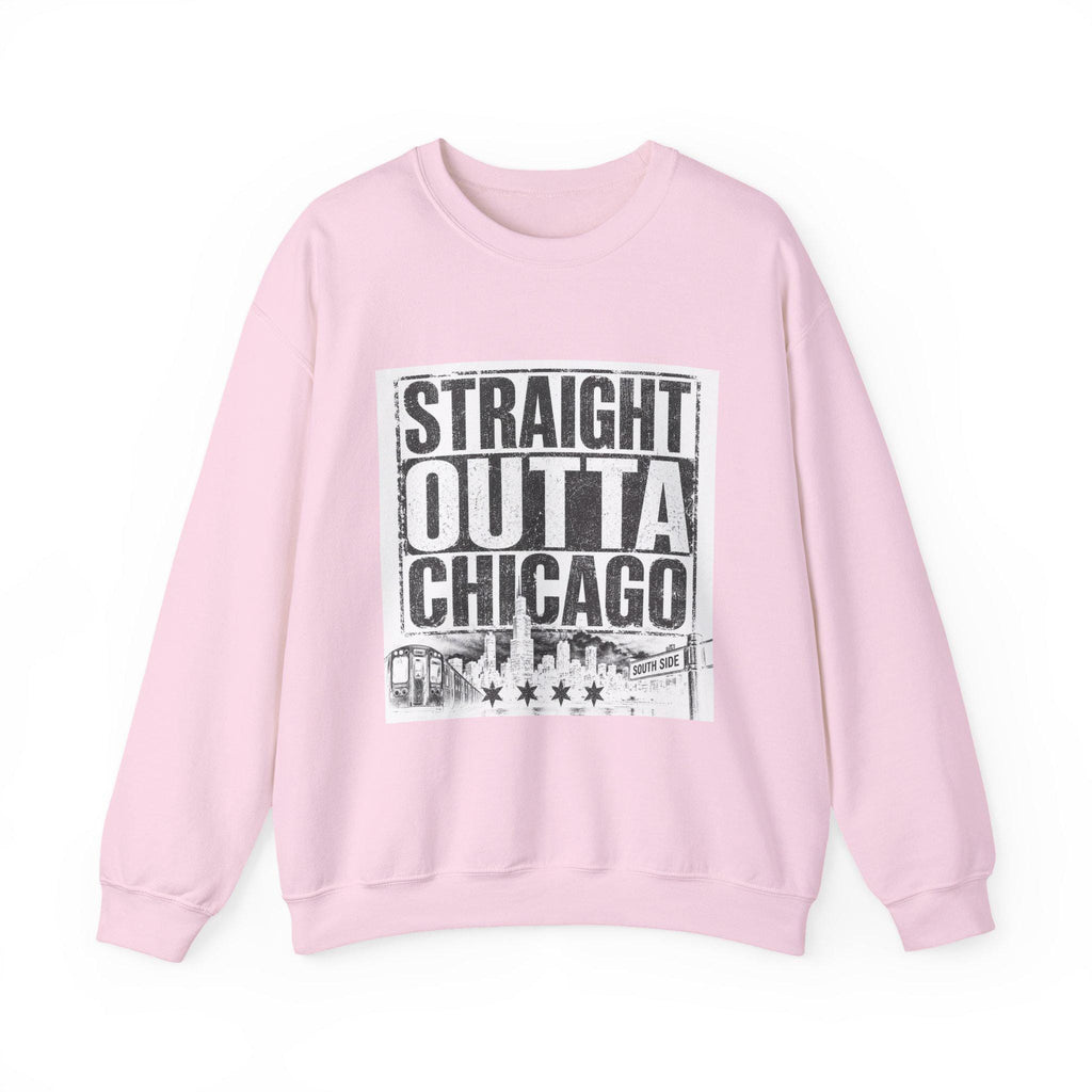 Straight Out of Chicago sweatshirt | Chicago skyline rope badge crewneck