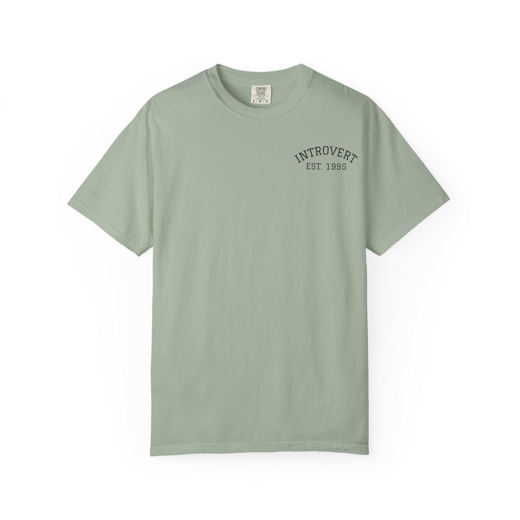 Introvert EST. 1993 T-shirt | Minimal Chest Logo, Casual Tee