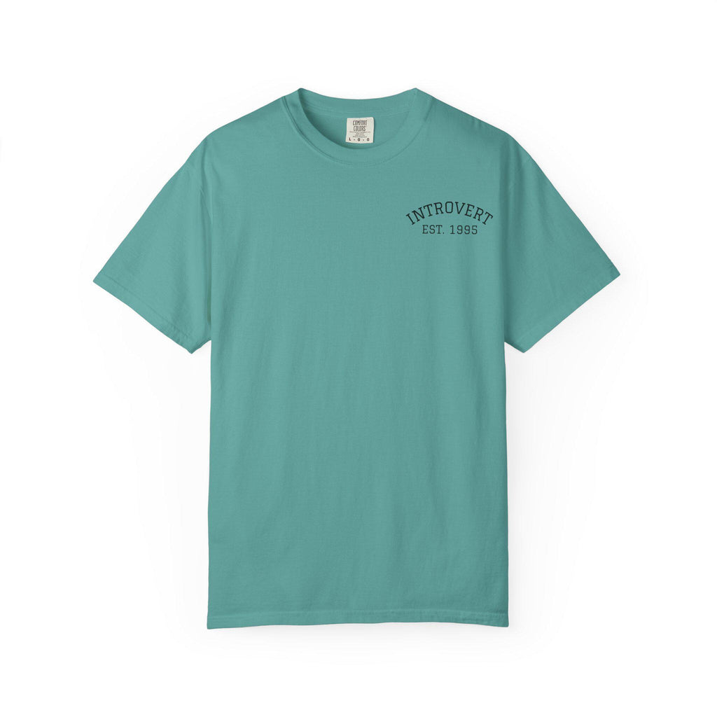 Introvert EST. 1993 T-shirt | Minimal Chest Logo, Casual Tee