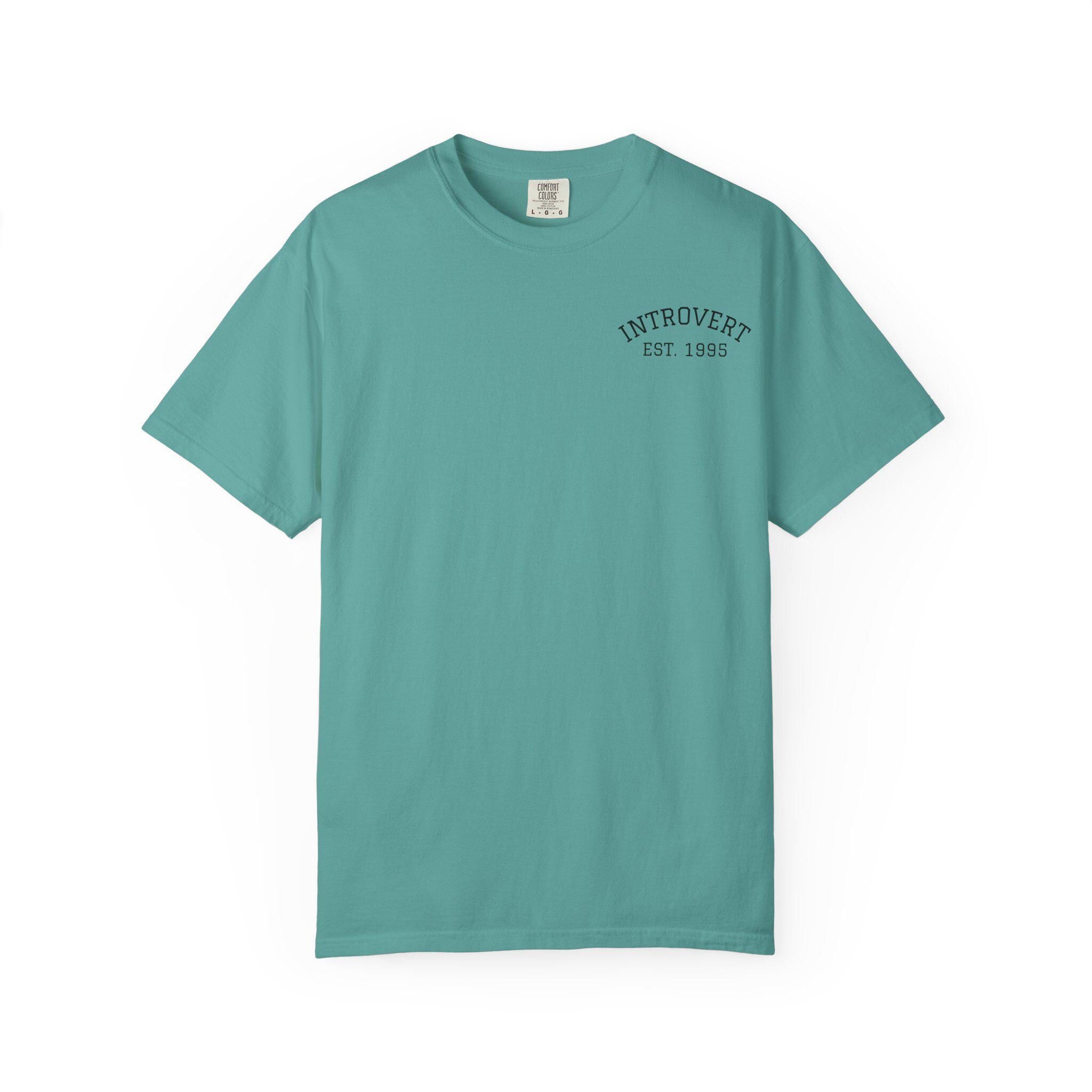 Introvert EST. 1993 T-shirt | Minimal Chest Logo, Casual Tee