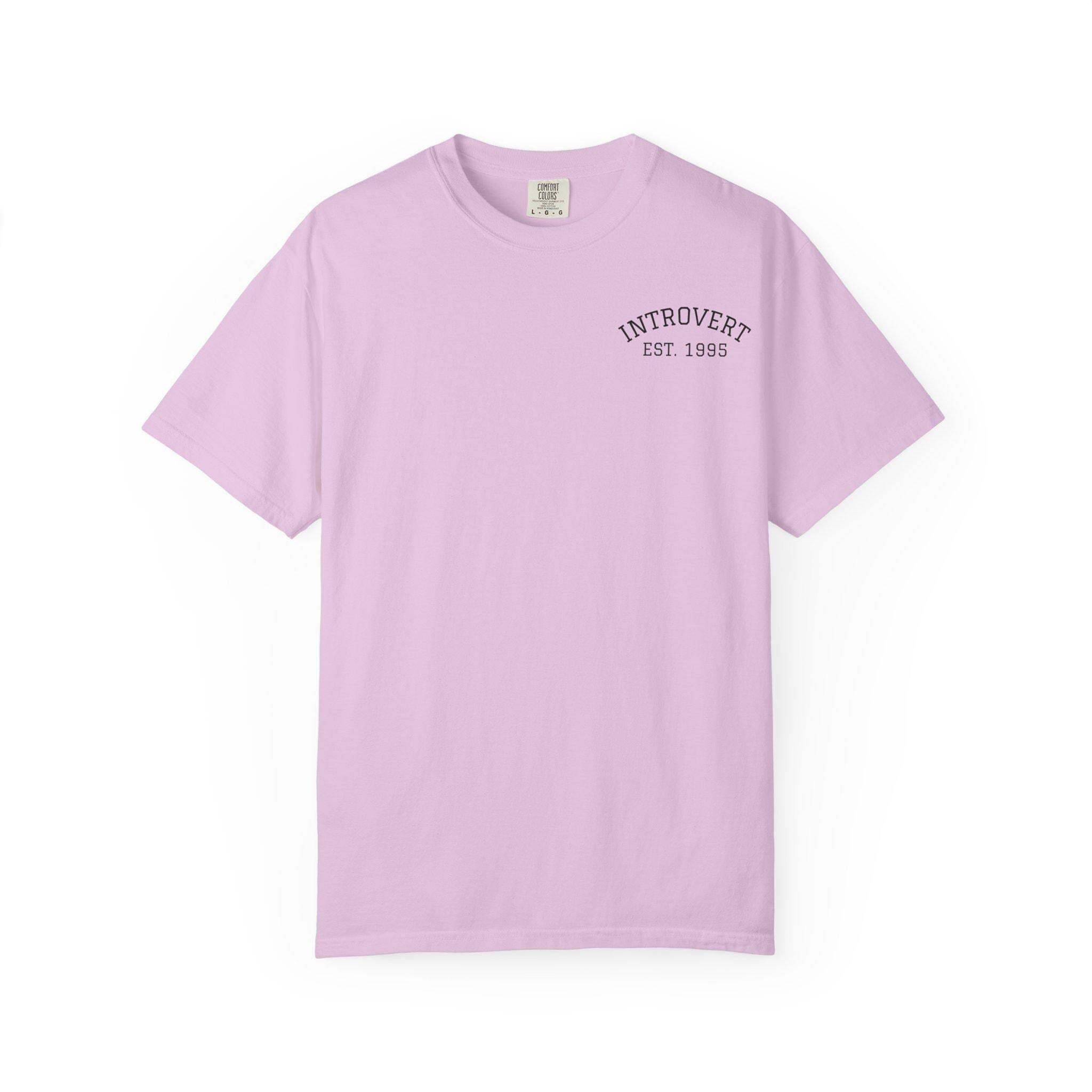 Introvert EST. 1993 T-shirt | Minimal Chest Logo, Casual Tee