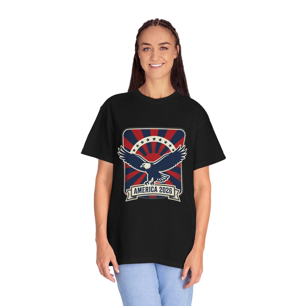 4th of July - American Eagle 2026 T-Shirt | Patriotic Flag Retro Eagle Tee