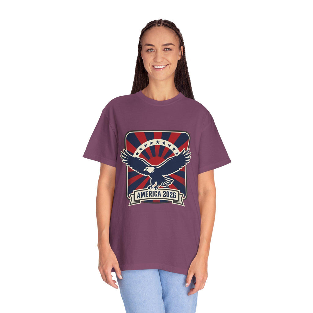 4th of July - American Eagle 2026 T-Shirt | Patriotic Flag Retro Eagle Tee