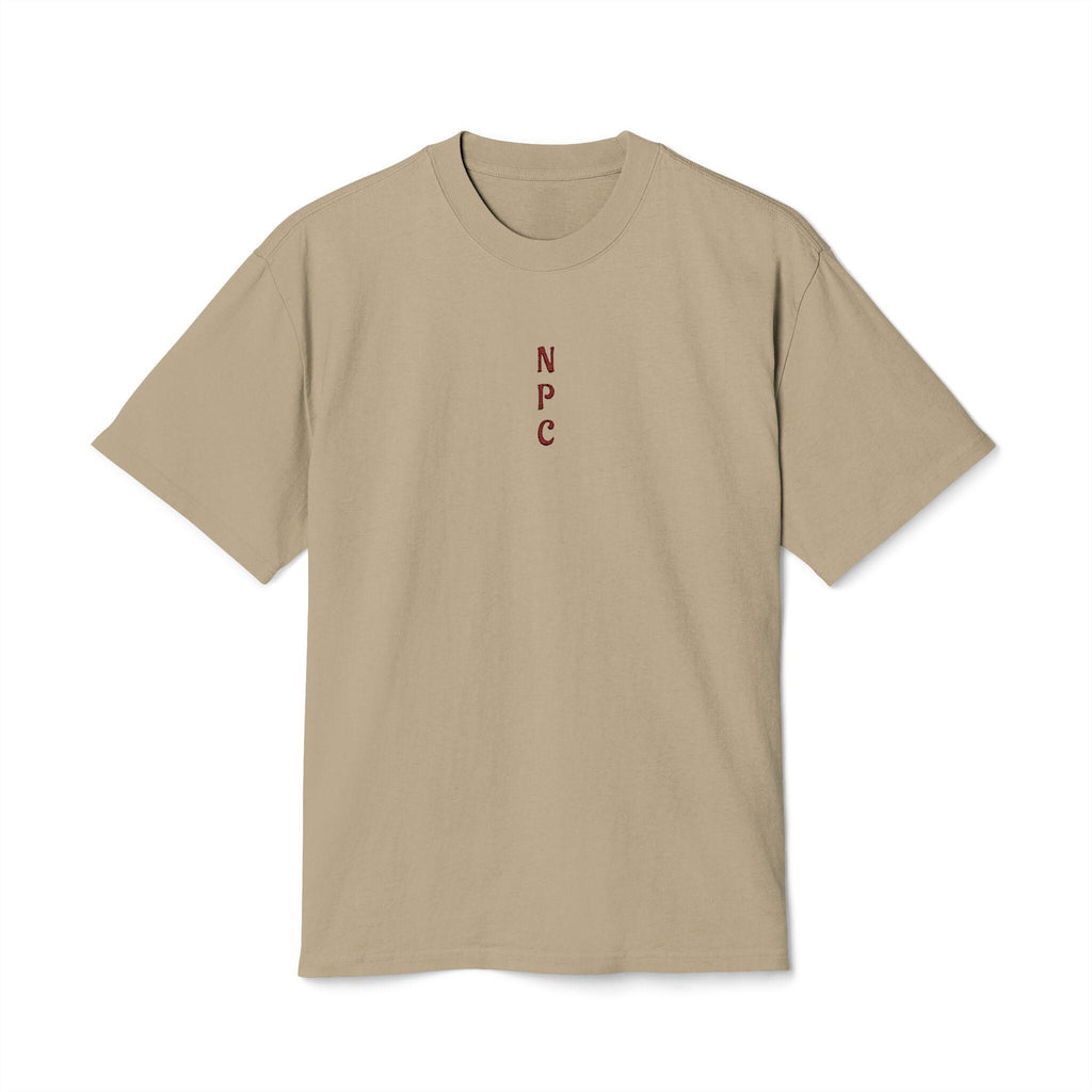 N.P.C - Vertical Tee | Minimal Retro Gamer Logo T-Shirt