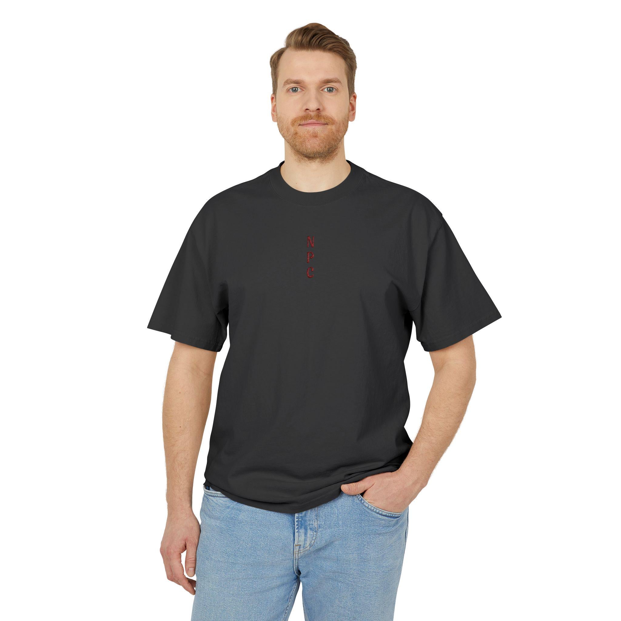 N.P.C - Vertical Tee | Minimal Retro Gamer Logo T-Shirt