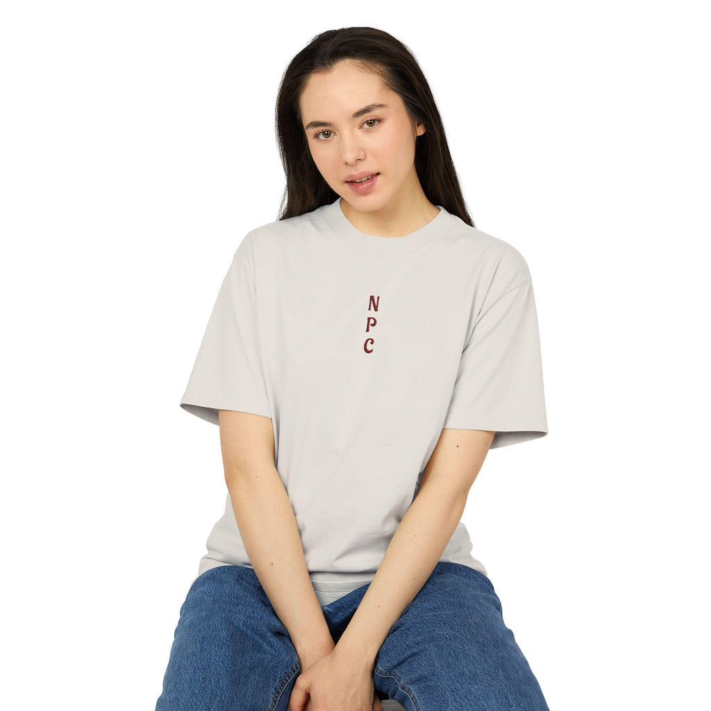 N.P.C - Vertical Tee | Minimal Retro Gamer Logo T-Shirt