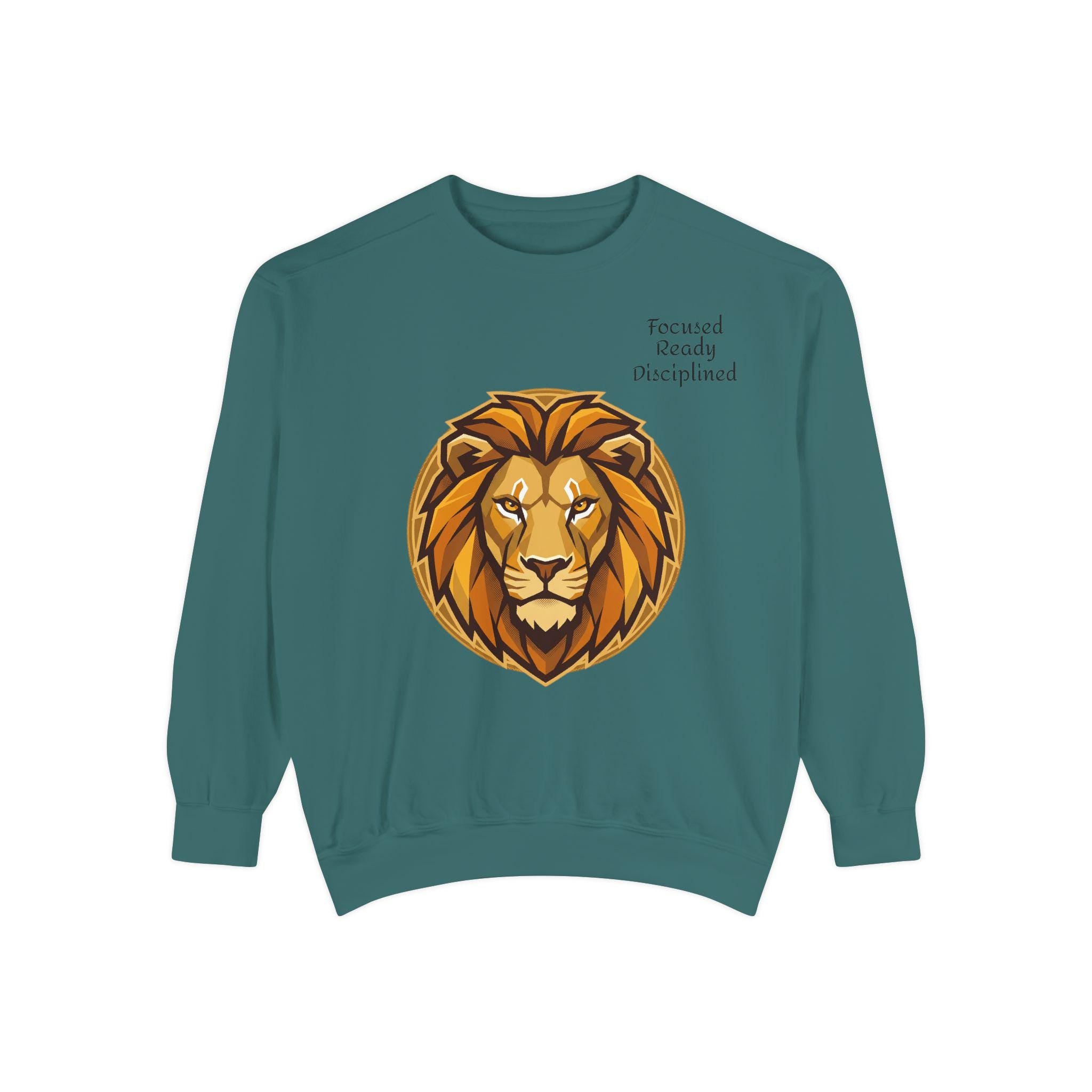 Majestic Lion Head sweatshirt | Lion Illustration, Strength Motto