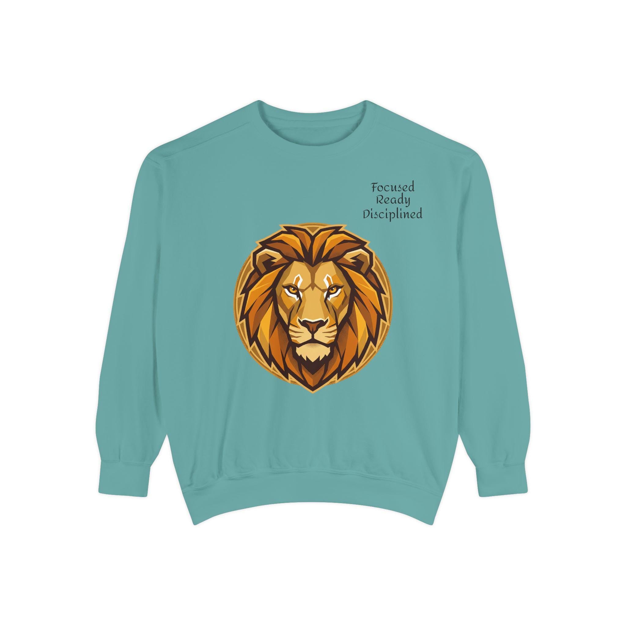 Majestic Lion Head sweatshirt | Lion Illustration, Strength Motto