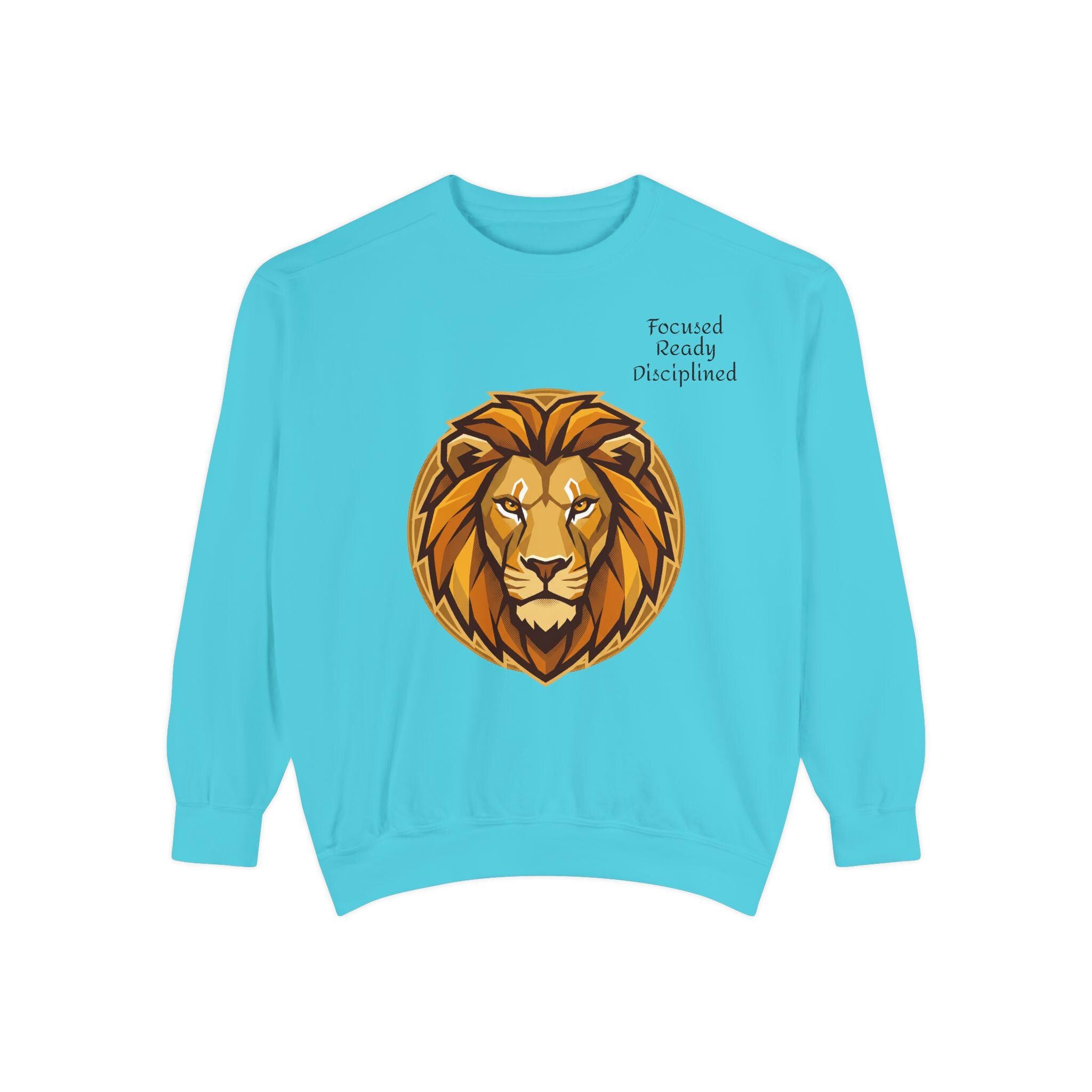 Majestic Lion Head sweatshirt | Lion Illustration, Strength Motto