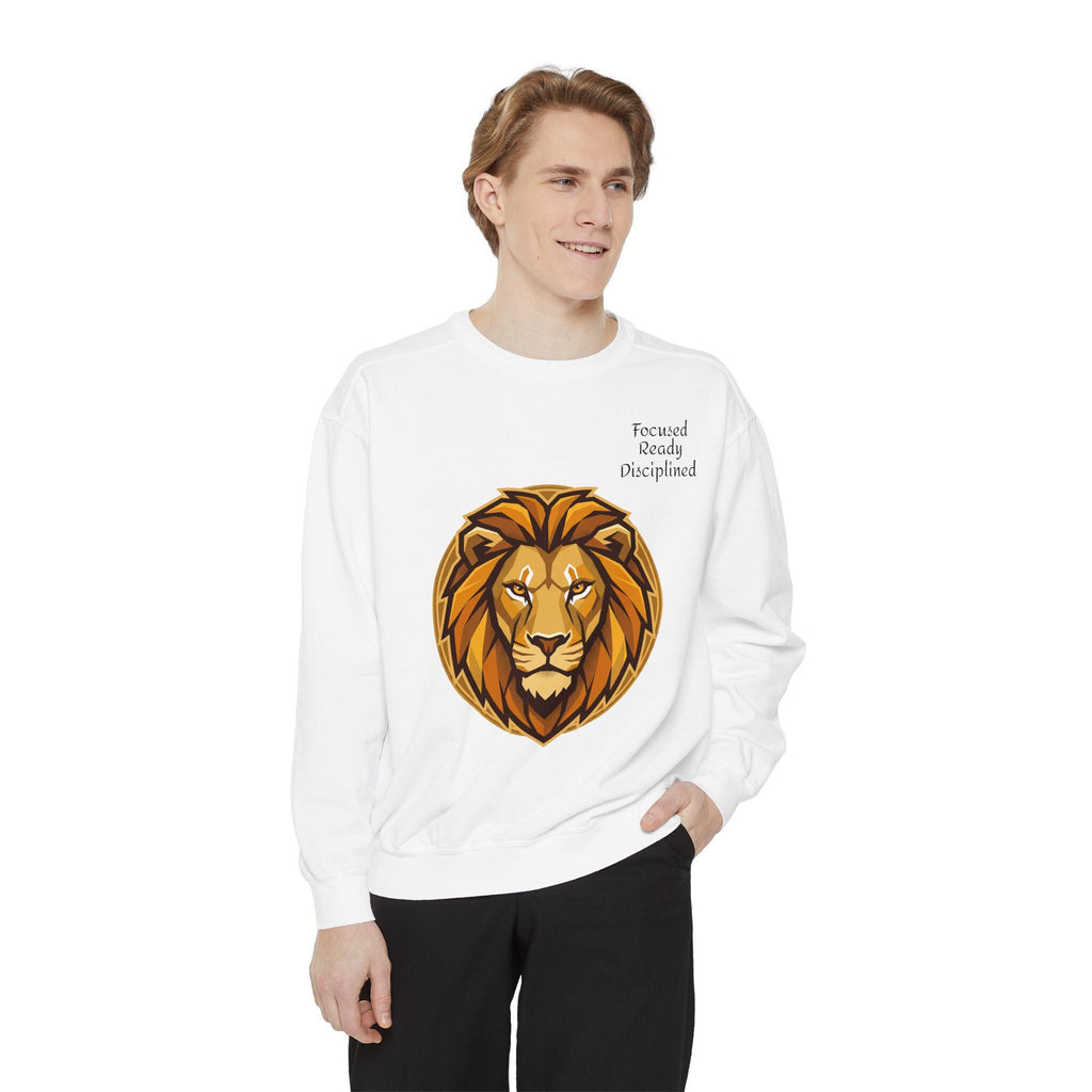 Majestic Lion Head sweatshirt | Lion Illustration, Strength Motto