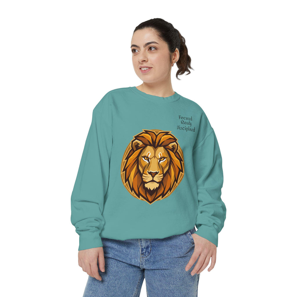 Majestic Lion Head sweatshirt | Lion Illustration, Strength Motto