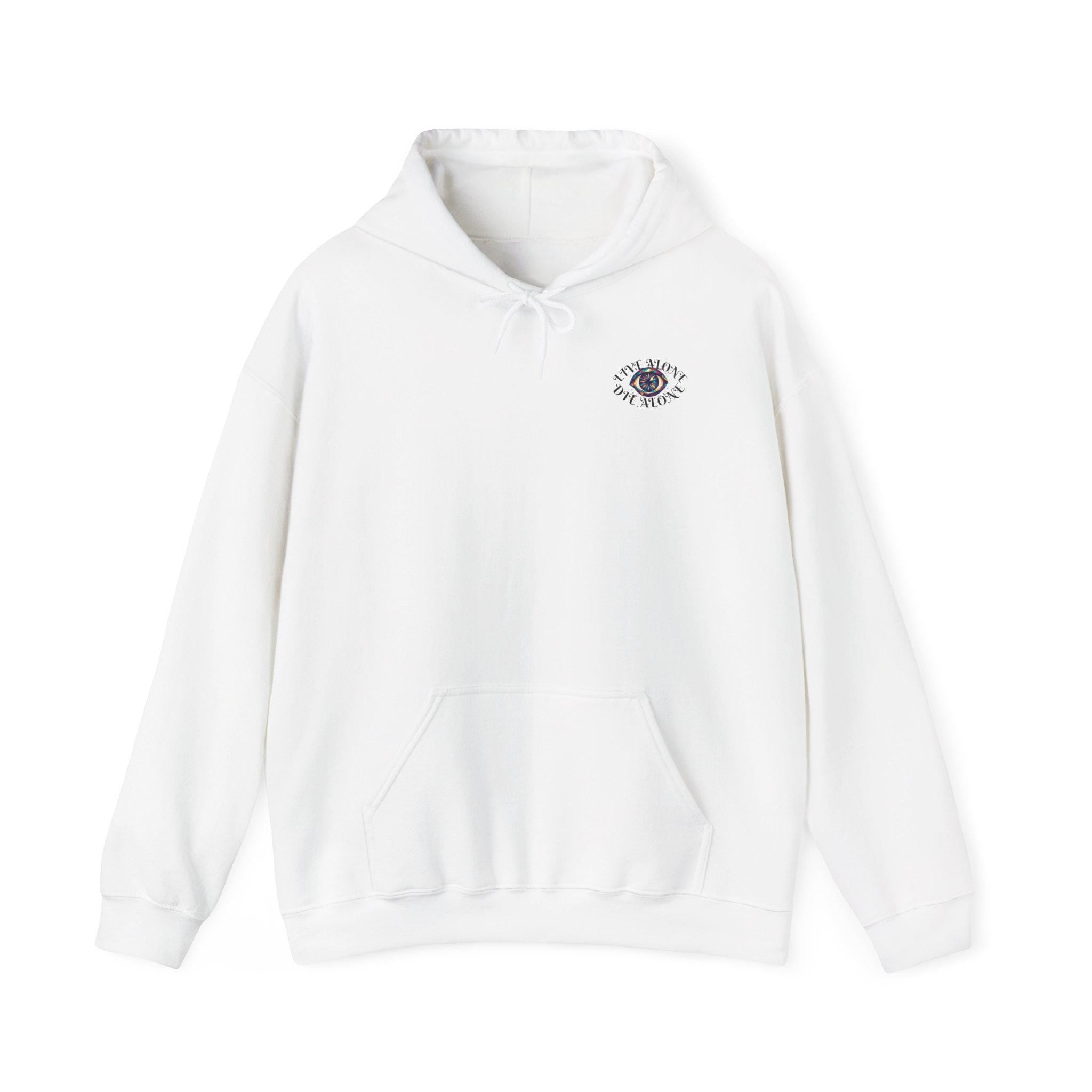 Live Alone Die Alone | small chest logo - Hoodie