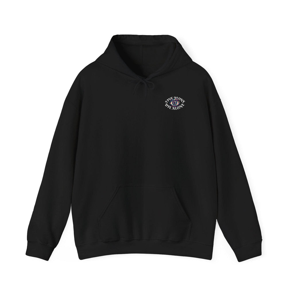 Live Alone Die Alone | small chest logo - Hoodie