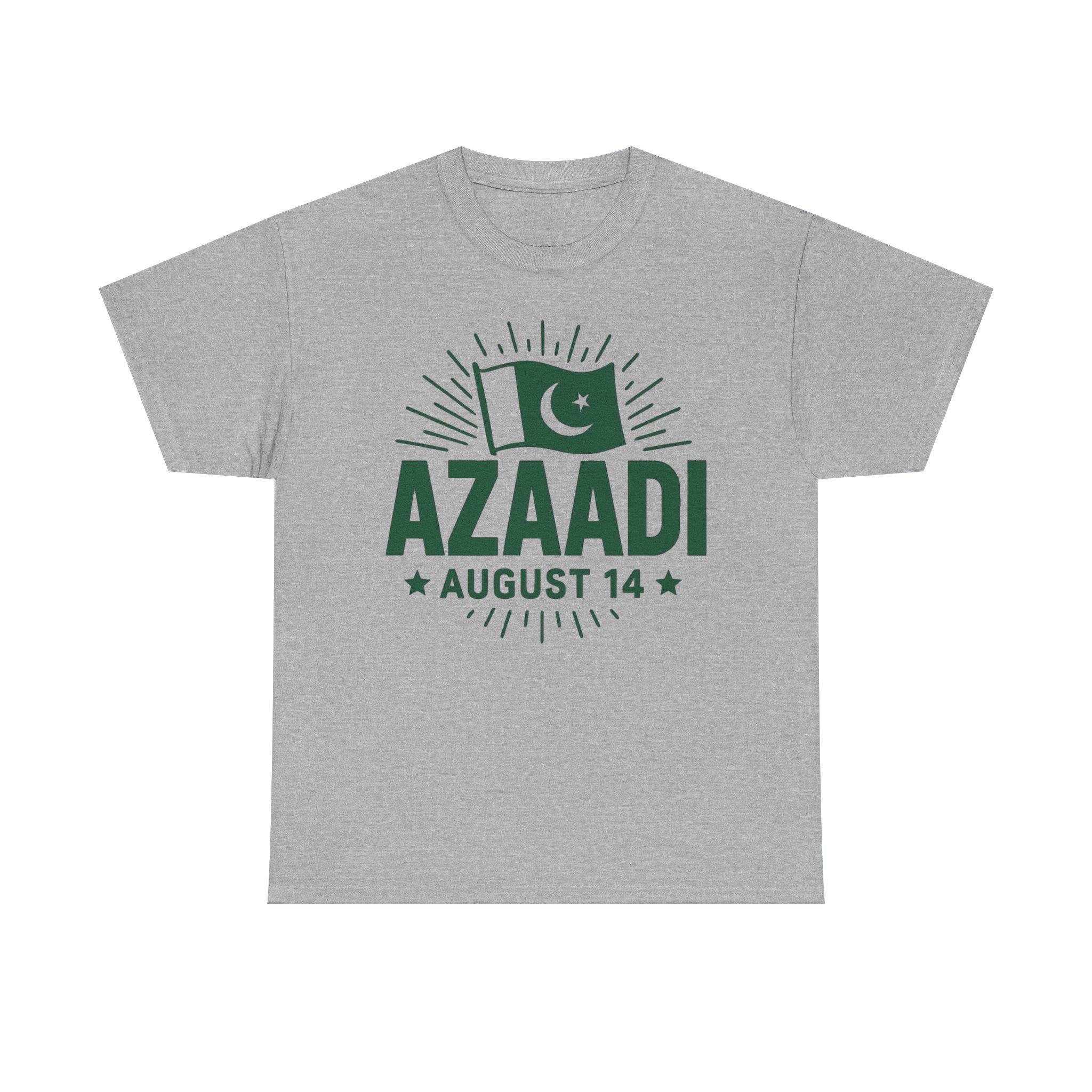 Azaadi August 14 T-Shirt | Pakistan Flag Independence Day